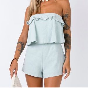 Princess Polly strapless playsuit